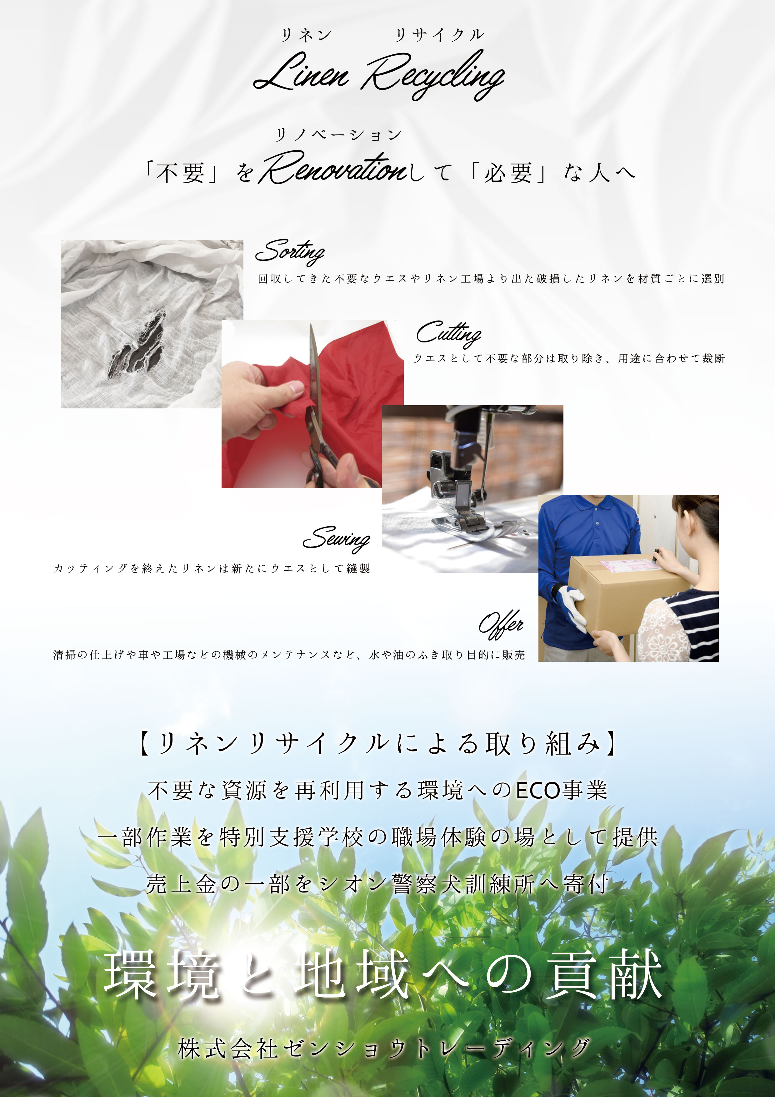 リネンリサイクル